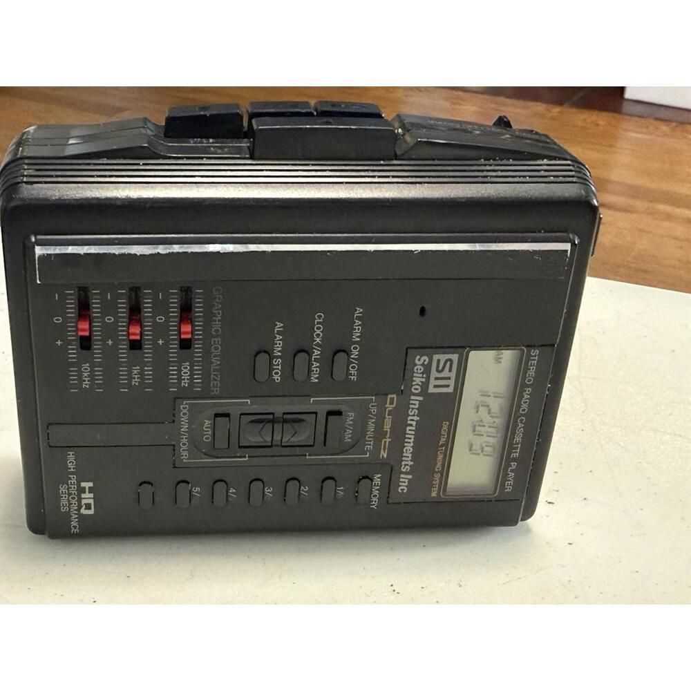Vtg Seiko SLL Digital Tuning System Cassette Tape Player AM/FM PHL-103QMA ~READ~